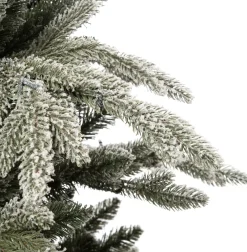 Online künstlicher Weihnachtsbaum Glis frosted grün D 140 H 215 cm Künstliche Weihnachtsbäume