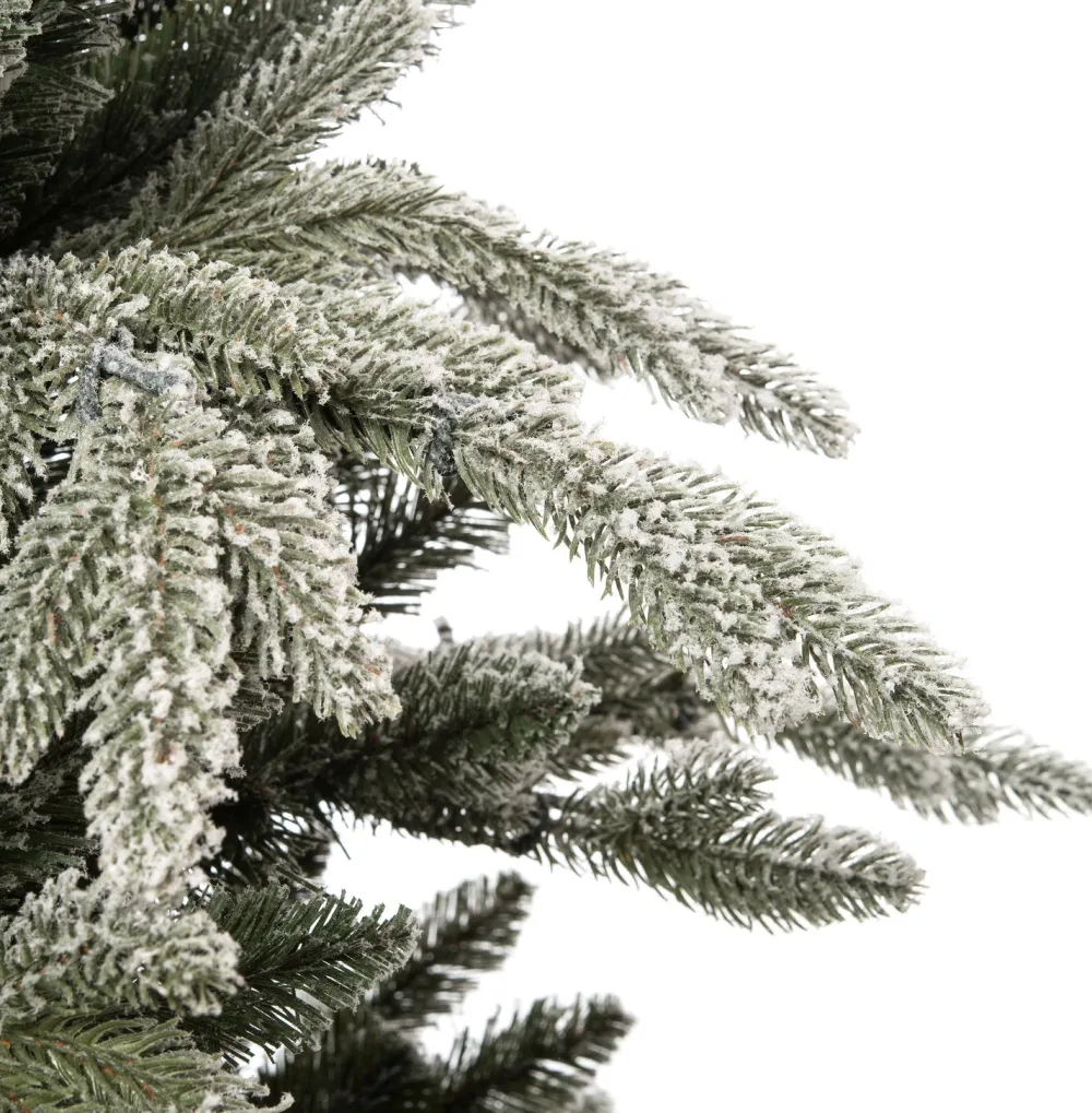 Hot Künstlicher Weihnachtsbaum Glis frosted grün H 185 cm Künstliche Weihnachtsbäume