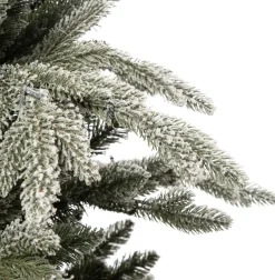 Online Künstlicher Weihnachtsbaum Glis frosted grün H 185 cm mit 270 LEDs warmweiß Künstliche Weihnachtsbäume