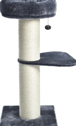 Kratzbaum grau 49 x 49 x 105 cm Kratzbäume & -Möbel