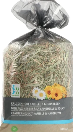 Best Kräuterheu mit Kamille & Hagebutte 500 g Nagetiere|Hamster