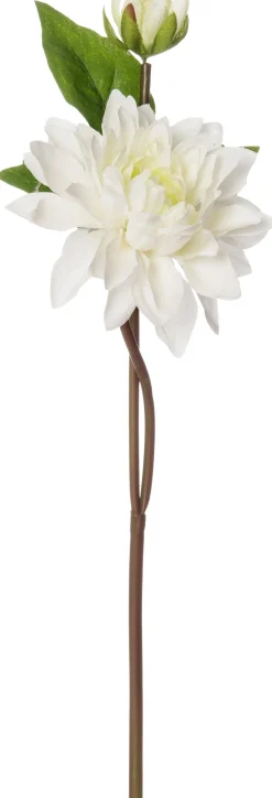 Hot Kunstblume Dahlie weiß 39 cm Kunstblumen
