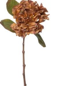 Online Kunstblume Hortensie 49 cm braun Kunstblumen