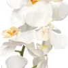 Clearance Kunstblume Orchidee weiß H 100 cm Kunstblumen