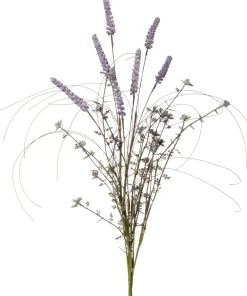 Online Kunstblume Strauß mit Ähren lila 55 cm Kunstblumen