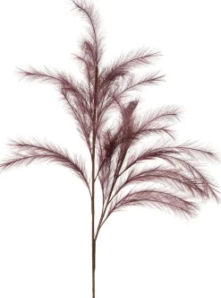Online Kunstzweig mit Federn bordeaux 112 cm Künstliche Deko-Zweige