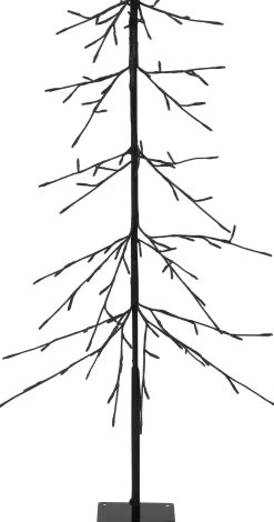 Sale LED Weihnachtsbaum Daan schwarz mit Beleuchtung warmweiß D 57 H 120 cm Alternative Weihnachtsbäume