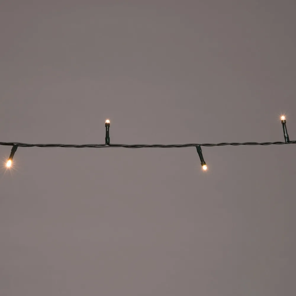 Sale Lichterkette 8 m mit 80 LEDs warmweiß Weihnachtsbaumbeleuchtung