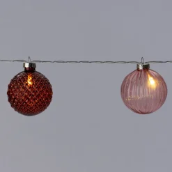 Best Lichterkette 10 Weihnachtskugeln warmweiß 1,65 m Motiv-Lichterketten