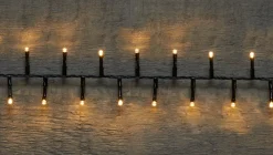 Sale Lichterkette außen 12 m mit 500 LEDs warmweiß Weihnachtsbaumbeleuchtung