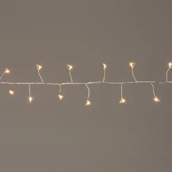 Discount Lichterkette Ivy silber 2,25 m LED warmweiß Weihnachtsbaumbeleuchtung