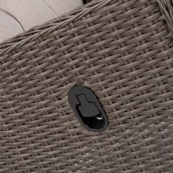 Clearance Loungesessel verstellbar Sanur dunkelbraun Loungesessel & -Stühle