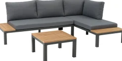 Lounge-Set Guava 4-Sitzer Stahl anthrazit Lounge-Sets|Lounge-Sets