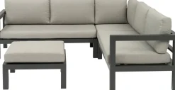 Lounge-Set Nola 4-Sitzer Aluminium grau Lounge-Sets|Lounge-Sets