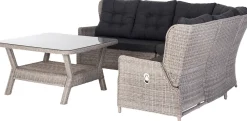Sale Lounge-Set Sanur 5-Sitzer Rattan verstellbar braun Lounge-Sets|Lounge-Sets