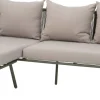 Outlet Loungesofa Iris 3-Sitzer mit Chaiselongue grün Loungesofas|Loungesofas