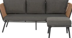 Hot Loungesofa Iris 3-Sitzer Iris mit Chaiselongue natur Loungesofas|Loungesofas