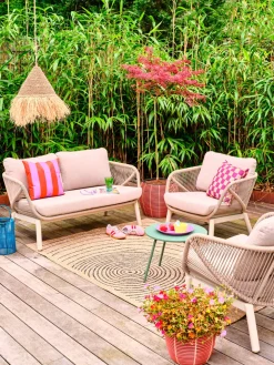 Outlet Loungesofa Lola 2-Sitzer beige Loungesofas|Loungesofas