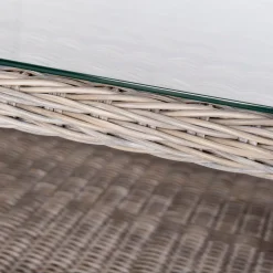 Clearance Loungetisch Sanur braun 110 x 110 x 63 cm Loungetische