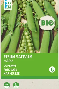 Markerbsen (Pisum sativum 'Karina') (BIO) Samen Gemüsesamen|Saatgut