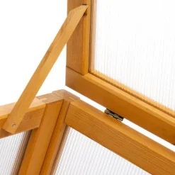 Outlet Mini-Gewächshaus hoch Susz naturell 59 x 52 x 96 cm Anzuchtkästen & Mini-Gewächshäuser