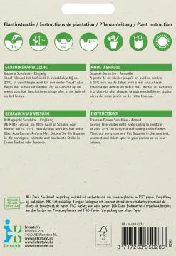 Best Mittagsgold (Gazania splendens hybrida 'Sunshine') Blumensamen Saatgut|Blühende Pflanzen