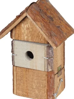 Online Nistkasten Holz braun/grau 15 x 20 x 29 cm Gartenvögel|Vogelhäuser & Nistkästen