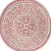 Discount Outdoor-Teppich Decor rund rosa D 180 cm Outdoor-Teppiche