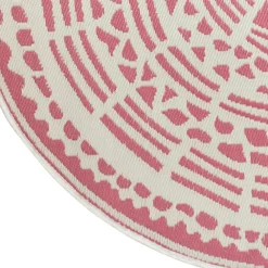 Discount Outdoor-Teppich Decor rund rosa D 180 cm Outdoor-Teppiche