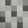Outlet Outdoor-Teppich kariert grau 160 x 230 cm Outdoor-Teppiche