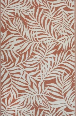 Hot Outdoor-Teppich Palm terracotta 120 x 180 cm Outdoor-Teppiche