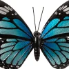 Discount Outdoor-Wanddeko Schmetterling blau 47 x 33 x 3 cm Outdoor-Wanddeko