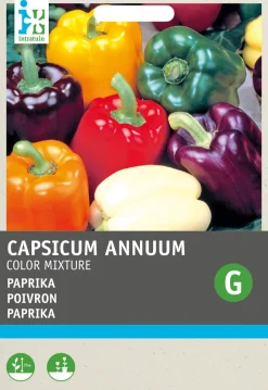 Online Paprika 5-Farben-Mischung (Capsicum annuum) Samen Gemüsesamen|Saatgut