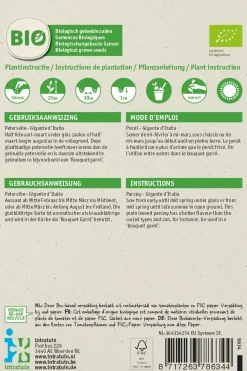 Hot Petersilie glatt (Petroselinum crispum 'Gigante d'Italia') (BIO) Samen Kräutersamen|Saatgut