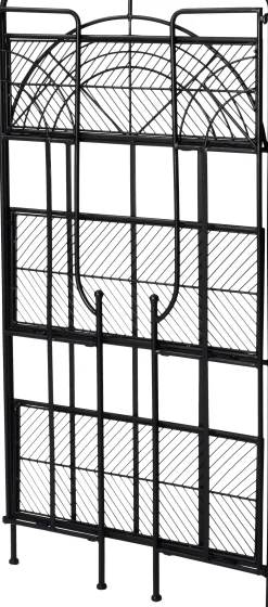 Discount Pflanzenregal Tjibbe schwarz 60 x 27,5 x 120 cm Pflanztische & -Regale