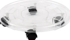 Hot Pflanzenroller Sven transparent D 37 H 8 cm Pflanzenroller