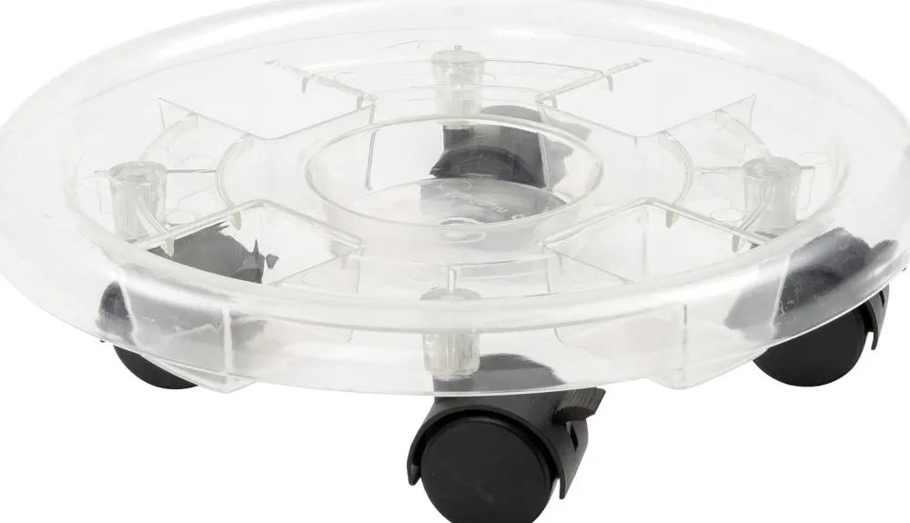 Sale Pflanzenroller Sven transparent D 30 H 8 cm Pflanzenroller