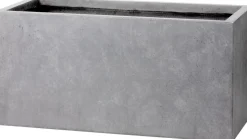 Outlet Pflanzkasten 59 x 30 x 30 cm grau Pflanzkübel|Blumentöpfe & Pflanzgefäße