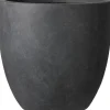 Discount Pflanzkübel Eiform D 35 H 34 cm anthrazit Blumentöpfe|Blumentöpfe & Pflanzgefäße