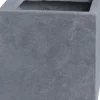 Hot Pflanzkübel Kubus 23 x 23 x 23 cm grau Blumentöpfe|Blumentöpfe & Pflanzgefäße