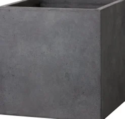 Online Pflanzkübel Kubus 44 x 44 x 38 cm anthrazit Blumentöpfe|Blumentöpfe & Pflanzgefäße
