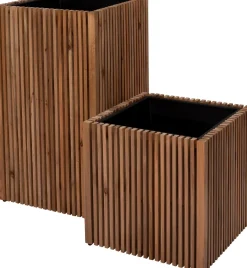 Sale Pflanzkübel Latten natur 51 x 51 x 90 cm Pflanzkübel|Blumentöpfe & Pflanzgefäße