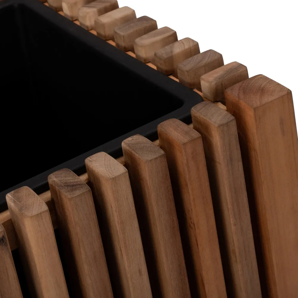 Sale Pflanzkübel Latten natur 51 x 51 x 90 cm Pflanzkübel|Blumentöpfe & Pflanzgefäße