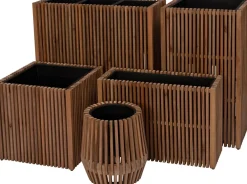 Best Pflanzkübel Latten natur 73 x 27 x 50 cm Pflanzkübel|Blumentöpfe & Pflanzgefäße