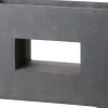 Outlet Pflanzkübel mit Fenster 75 x 27 x 52 cm anthrazit Pflanzkübel|Blumentöpfe & Pflanzgefäße
