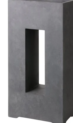 Hot Pflanzkübel-Säule mit Fenster 45 x 27 x 96 cm anthrazit Pflanzkübel|Blumentöpfe & Pflanzgefäße