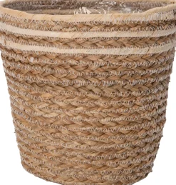 Discount Pflanzkorb Auke natur D 18 H 19 cm Pflanzkörbe|Pflanzkörbe