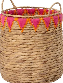 Outlet Pflanzkorb Maci naturell / rosa D 42 H 46 cm Aufbewahrung