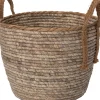 Best Pflanzkorb Maja grau / naturelD 31 H 25 cm Pflanzkörbe|Pflanzkörbe