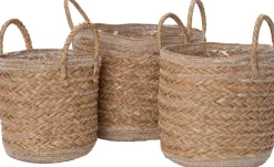 New Pflanzkorb Olin natur D 29 H 38 cm Pflanzkörbe|Pflanzkörbe